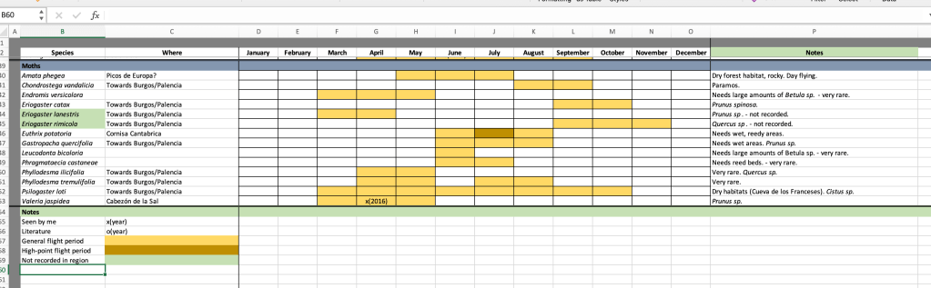Overview of interesting moth species to try and see during 2023.